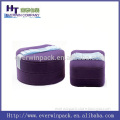 Luxury best price custom jewelry ring box for wemen in velvet and plastic